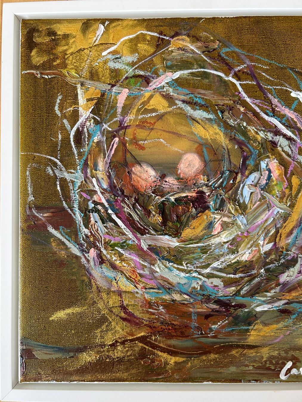 Gemälde: Original Artwork - Catherine Stewart - Nest In – Gebraucht aus Rheinfelden von lit_b27n 2