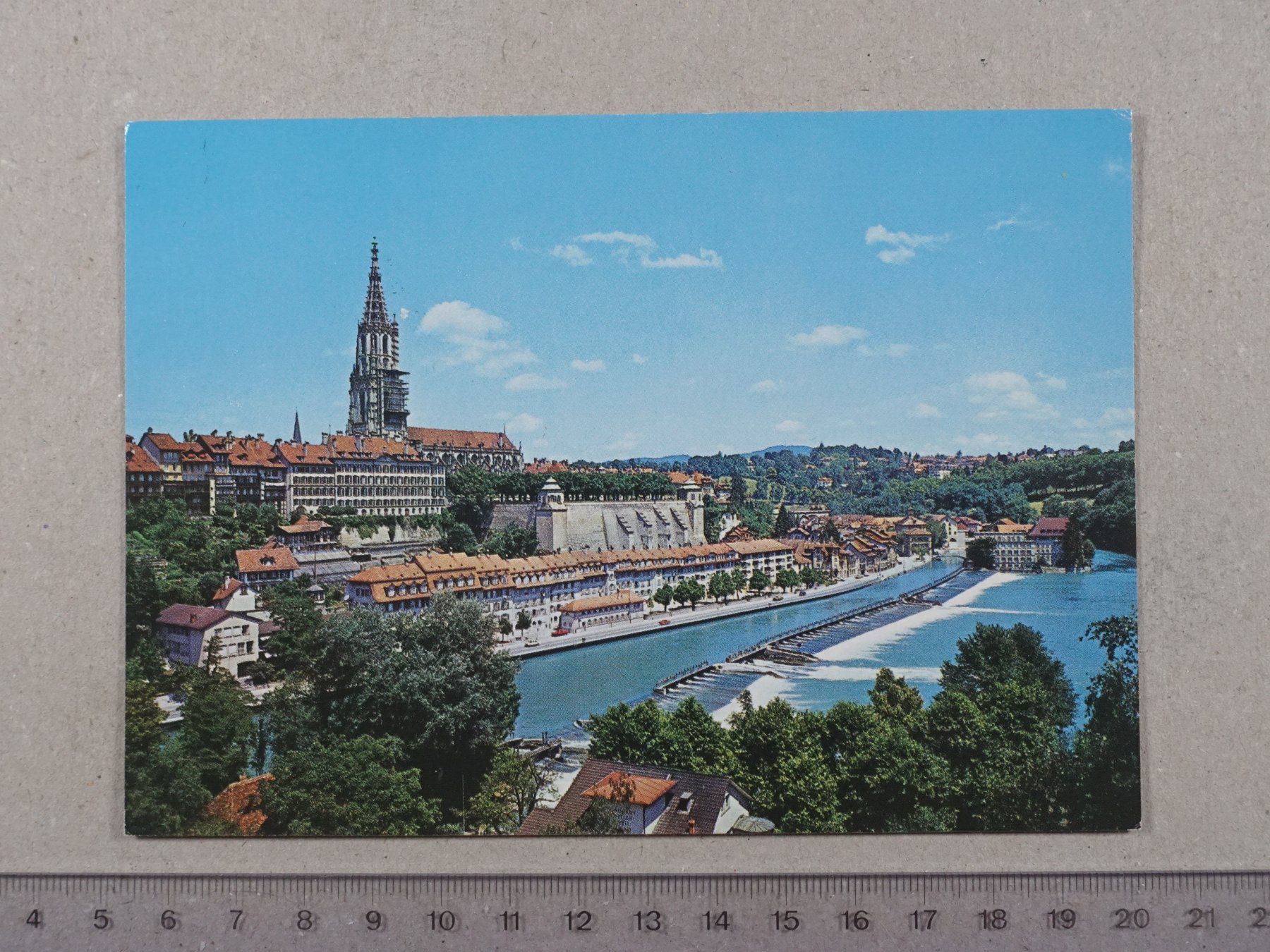 Ansichtskarten: Bern, 1984, Aare – Gebraucht aus Lenzburg von fh1