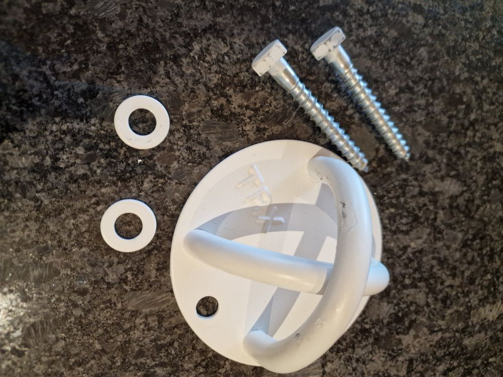 Kenney Gardinenstangenhalterungen – 2 Stück, Gebürstetes Nickel, Für Stangen 1,6-1,9 Cm Durchmesser, Wand- Oder Deckenmontage