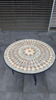Gartentisch Mosaik rund Ø120cm mit Metallgestell