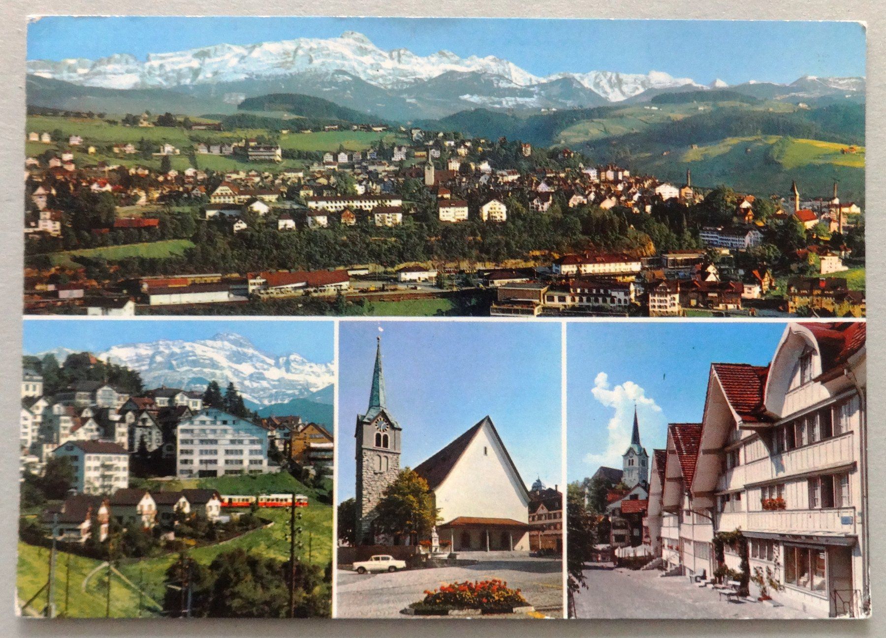Ansichtskarten: Herisau 778 m ü.M. - Multivues – Gebraucht aus Fétigny von Billy2miny