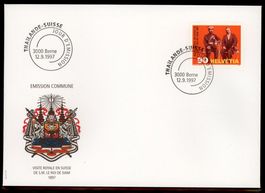 1997, FDC, Gemeinschaftsausgabe Schweiz-Thailand (Nr. 926)
