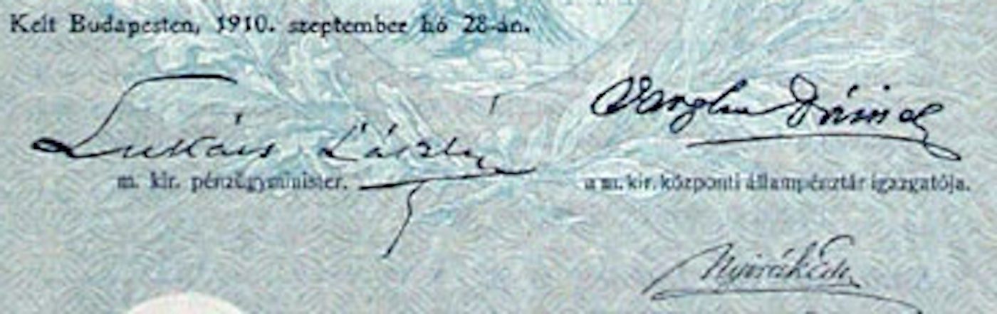 Documenti: 4% Königreich Ungarn, Budapest - 1910 – Usato da Solothurn venduto da Sgasche 1