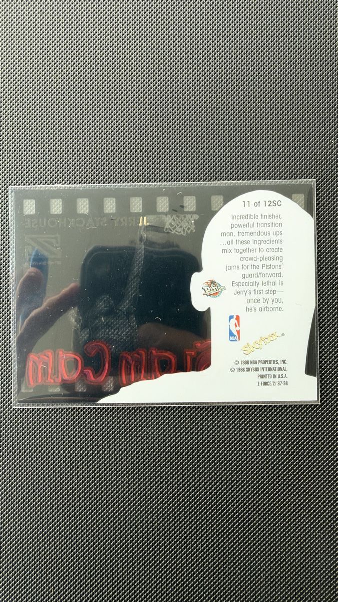 Nba Carte collezionabili: NBA Jerry Stackhouse Z-Force Slam Cam 1997 – Usato da Affoltern am Albis venduto da mr_choppa 1