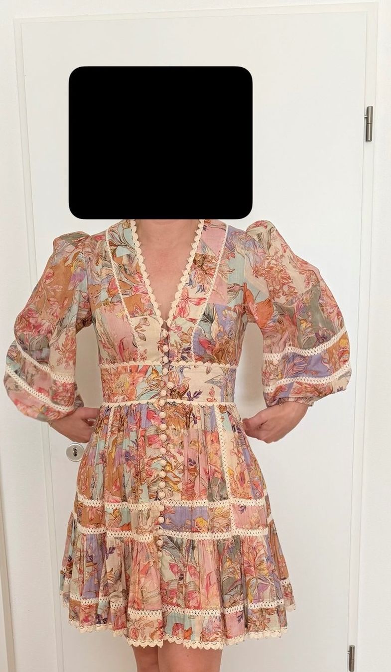 Zimmermann Vestiti: Zimmermann Cira Lantern Kleid Gr. 2 Top – Usato da schindellegi venduto da obi-kenobi 2