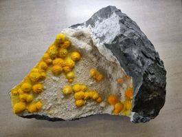 SPHERE CRYSTALS YELLOW OKENITE SPECIMEN 9.4 Kg