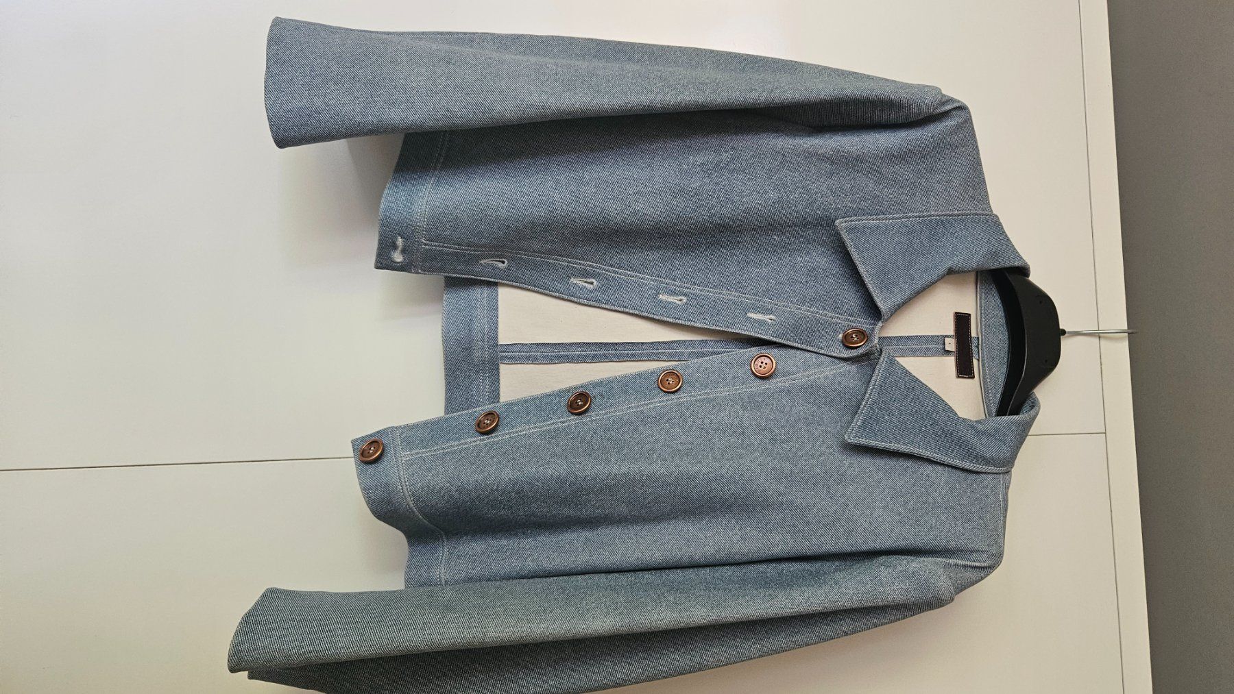 Jacken: Kurze Lederjacke Jeansstyle von Stouls Grösse M – Gebraucht aus Basel von sup_l7y6