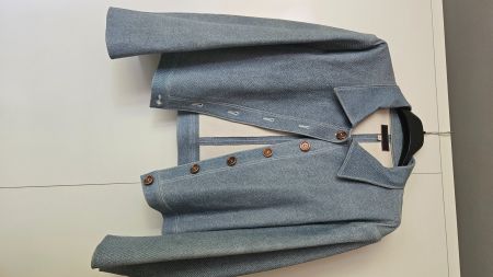 Kurze Lederjacke Jeansstyle von Stouls Grösse M