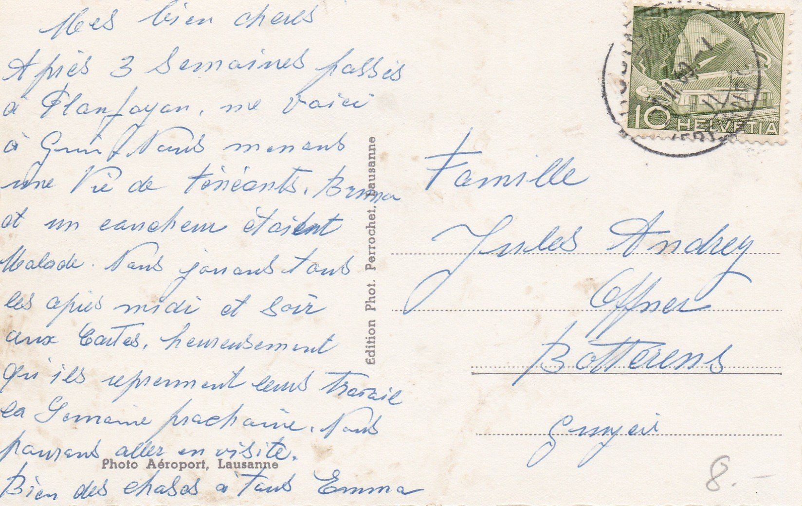 Cartoline postali: AK - Düdingen - gel. 1.2.1960 – Usato da Fribourg venduto da schnalla92 1