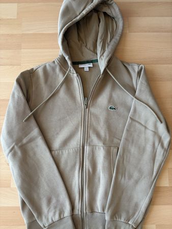 Lacoste Hoodie Beige Classic Fit Size XS