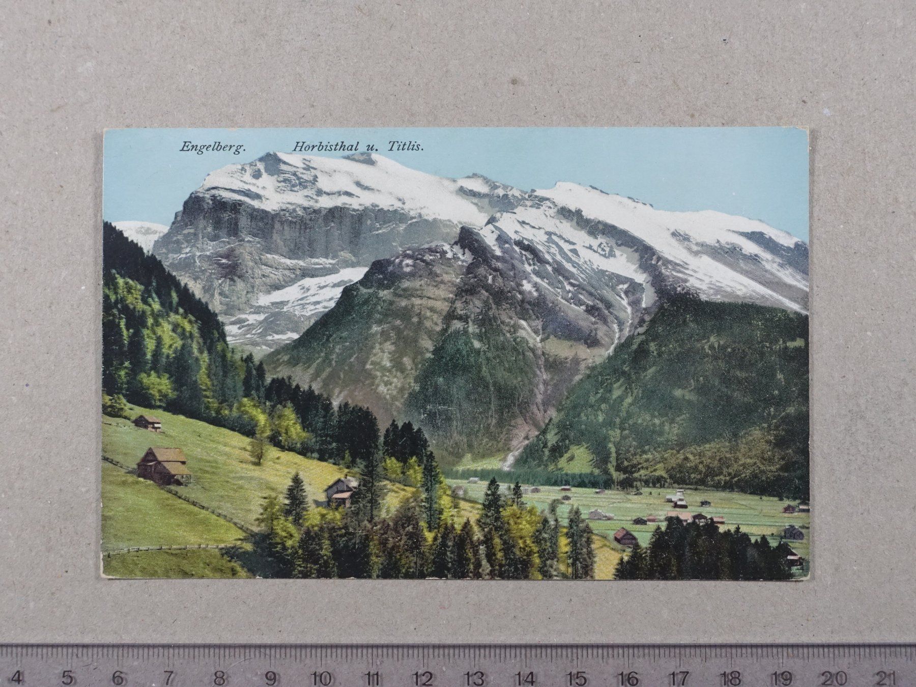 Cartes postales: Engelberg, Horbisthal, Titlis, 1909 – D'occasion à Lenzburg par fh1