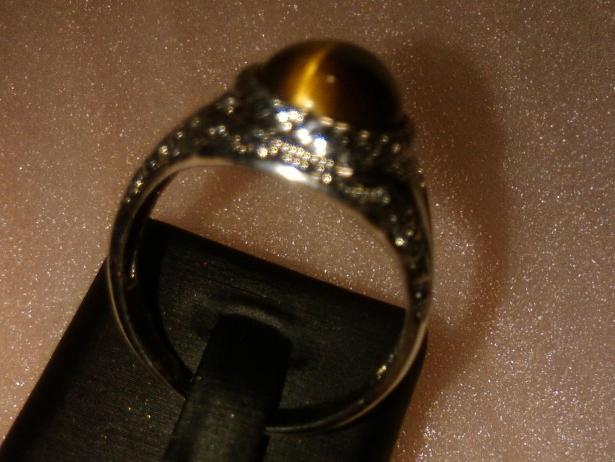 Anelli: ring modeschmuck mit echt tiegeraugen – Nuovo (secondo la descrizione) da Basel venduto da bijoutrie_4 3