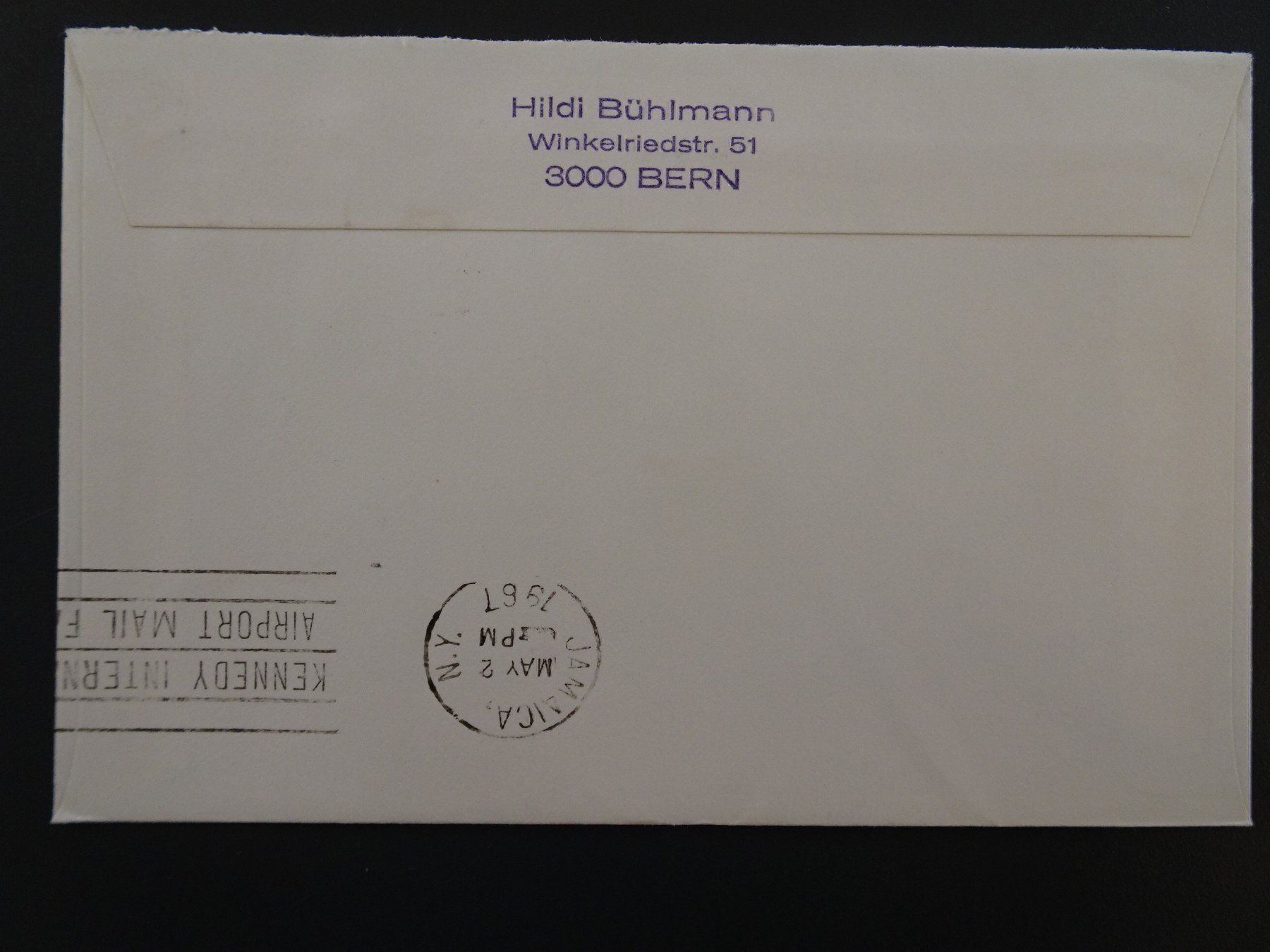 Tutti i francobolli: Swissair  1967 – Usato da Aadorf venduto da Chnorli-Furz 1