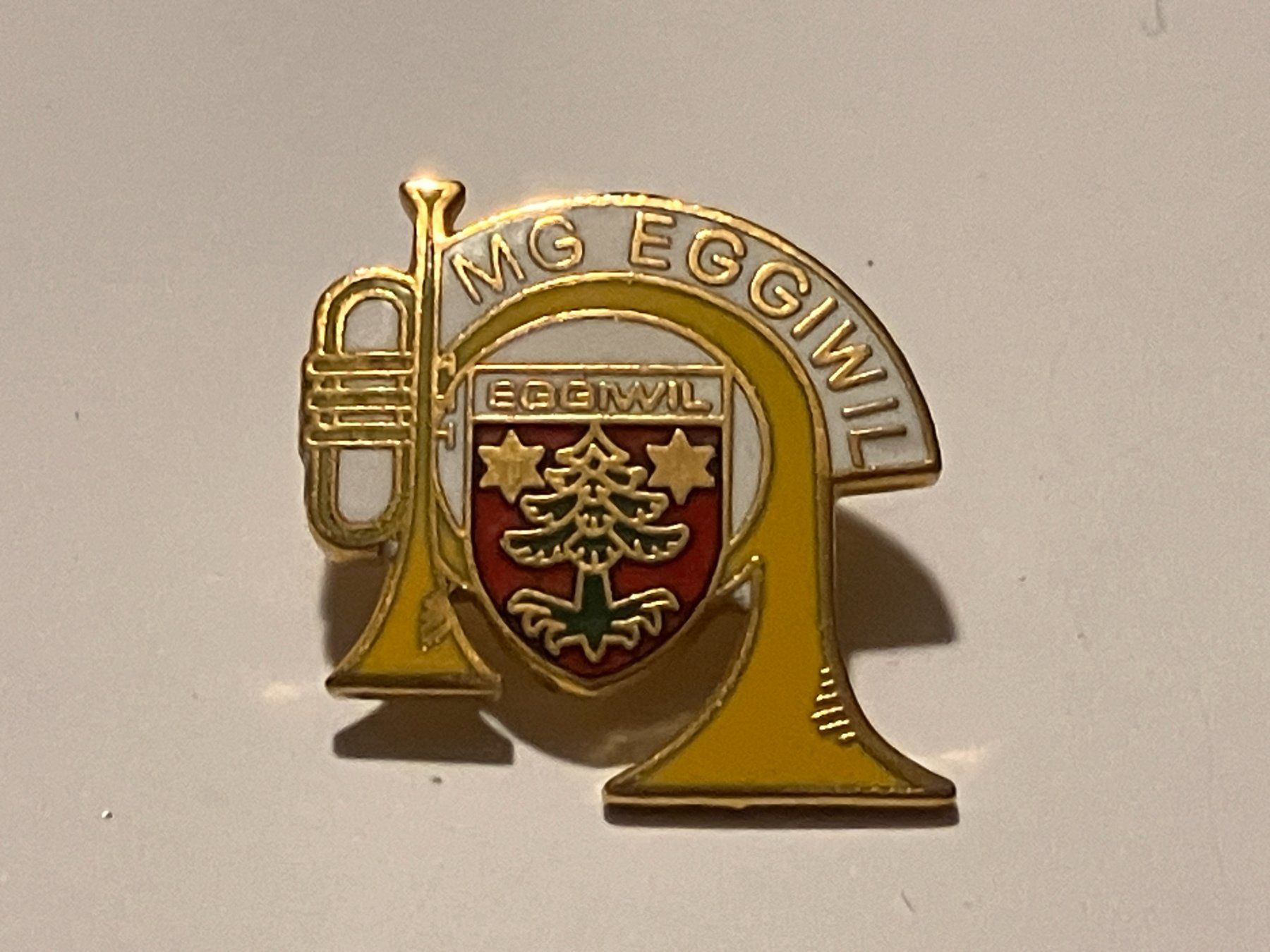 Placchette & Badge: 1 Pin Musikgesellschaft Eggiwil – Usato da Basel venduto da djwwpp