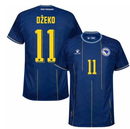 Kelme Bosnien Herzegowina Authentic Home Džeko 11 Trikot /XL