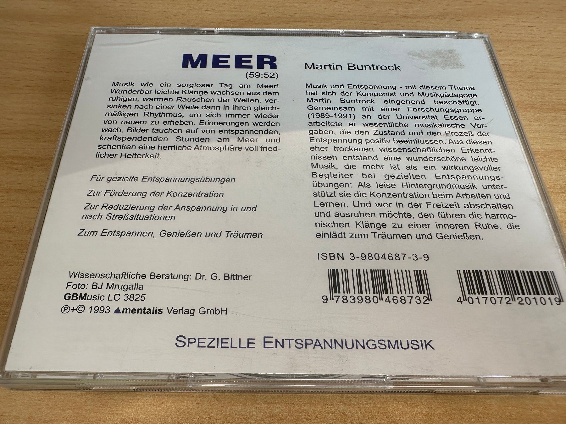 CDs: Martin Buntrock – Meer - 2 CD – Gebraucht aus Rikon im Tösstal von Alpenmutz 1