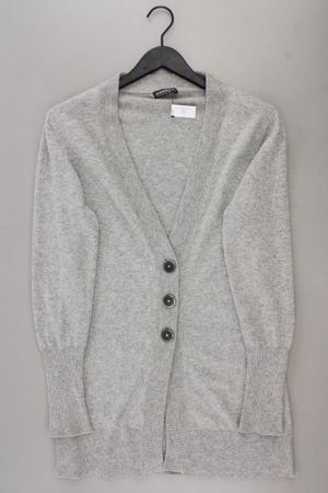 Repeat Cardigan aus Kaschmir Gr. 42 Langarm grau