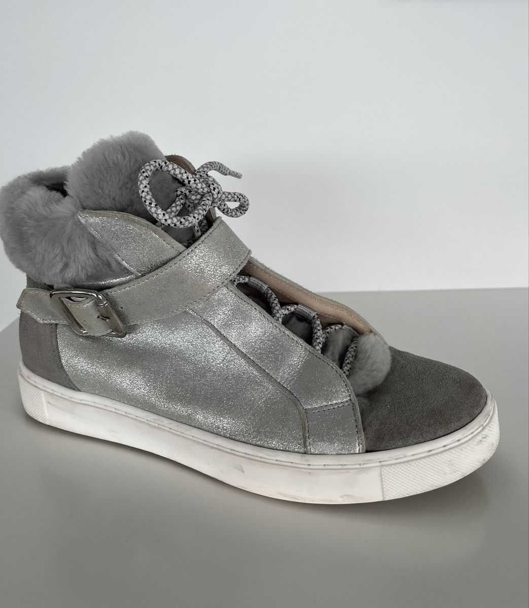 Marc Cain Scarpe da donna: Marc Cain Silber Sneaker Gr. 39 – Usato da Tennwil venduto da Hemi0 1
