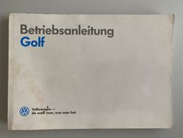 VW Golf Betriebsanleitung (1989)