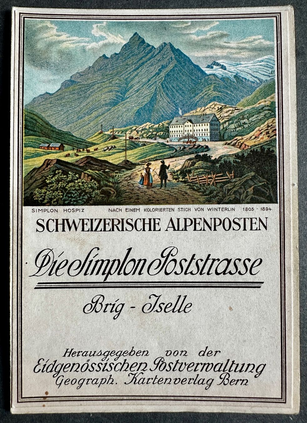 Cartine & Atlanti: Schweizerische Alpenposten: Die Simplon Poststrasse – Usato da Zürich venduto da allp