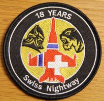 18 Years Swiss Nightway, Badge Schweizer Luftwaffe