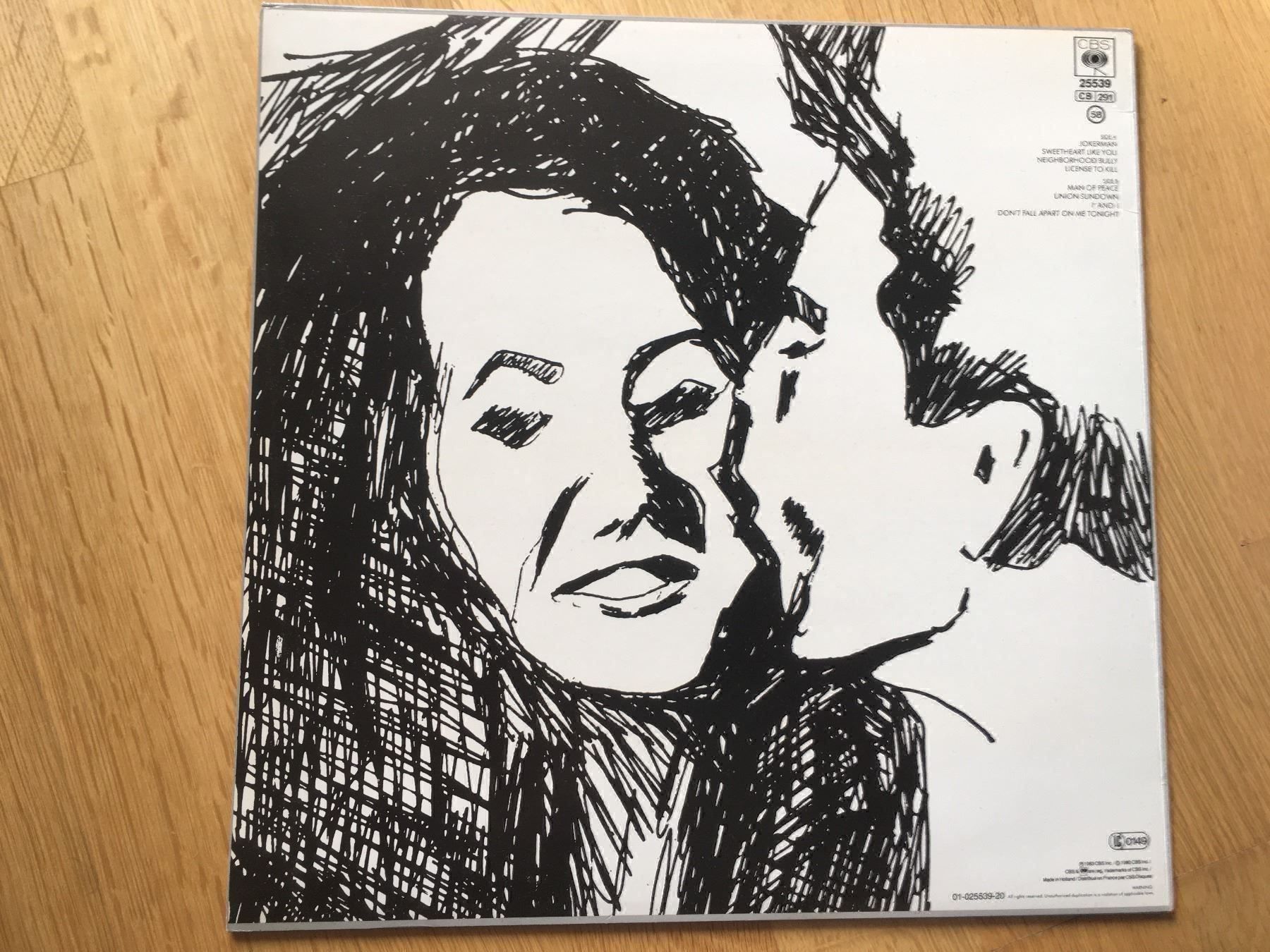 Dischi in vinile: Bob Dylan – Infidels – Usato da Uster venduto da mojorisin01 1