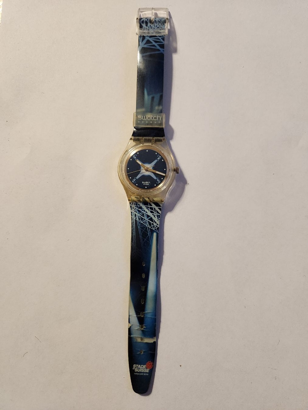 Swatch Orologi: Montre Swatch Access "Stade de Suisse" SKK2000 Full set – Usato da Territet venduto da Cenh 3