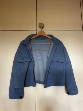 Jacke, hellblau, Gr. M, Übergangsjacke