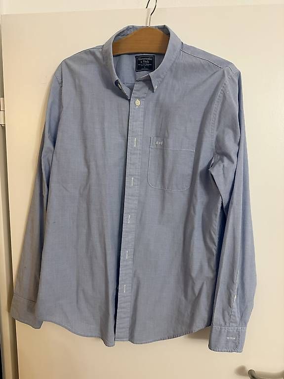 Chemises: Abercrombie & Fitch Hemd Hellblau – Neuf avec emballage d'origine à Schaffhausen par Goni17