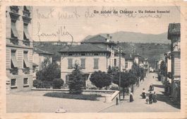 Chiasso TI Via Stefano Franscini animata