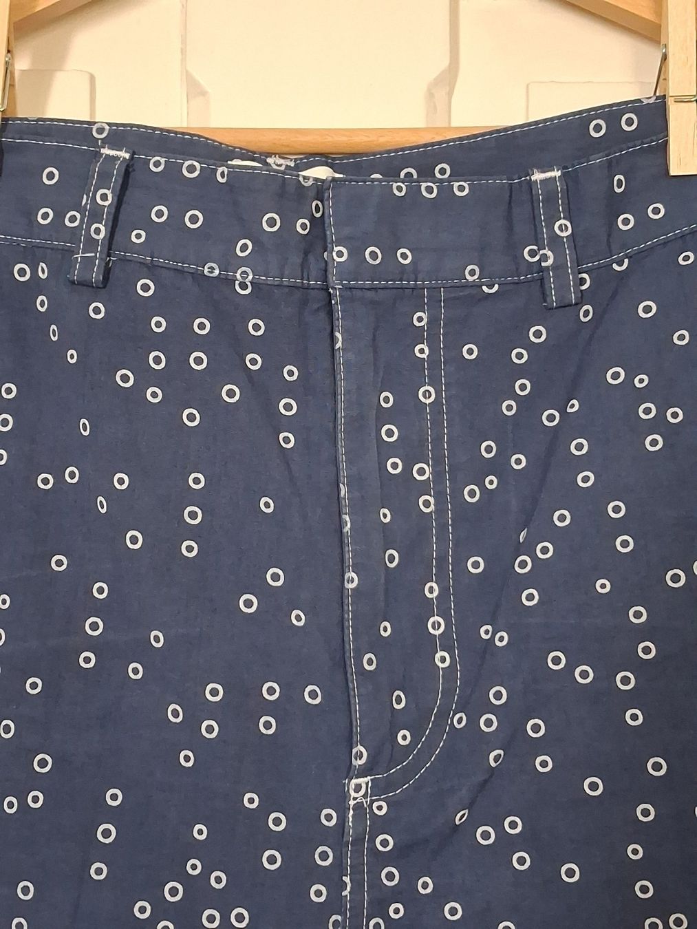 Cos Pantaloni: Blaue Sommer Hose, COS, Muster, Gr. 38 – Usato da Ried-Brig venduto da Zzyzx 2