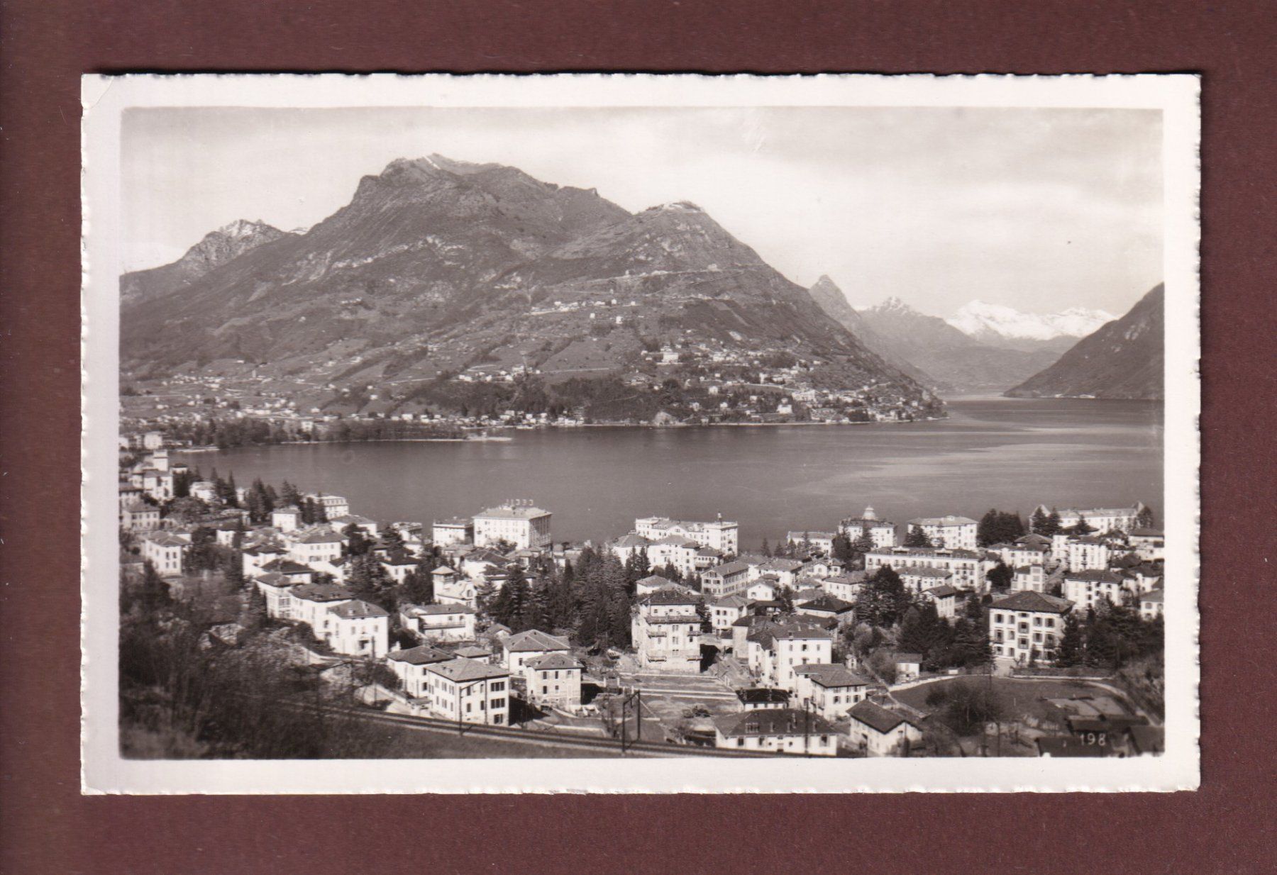 Cartoline postali: LUGANO e Monte Brè - 1942 – Usato da Pully venduto da nicecards