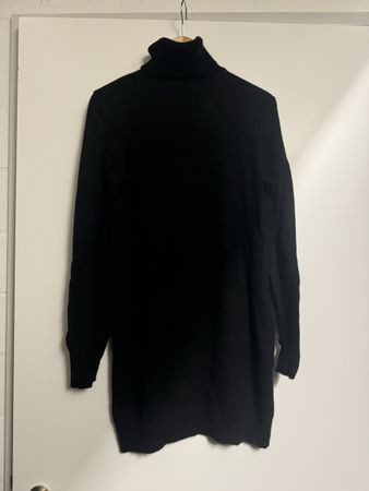 Schwarzes EQUIPMENT Femme Rollkragenkleid XS/TP