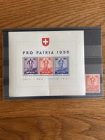 Pro Patria 1936 Briefmarken Satz, Top Zustand, komplett