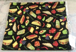 STOFF 170CM X 115CM NEU SALSA PICANTE