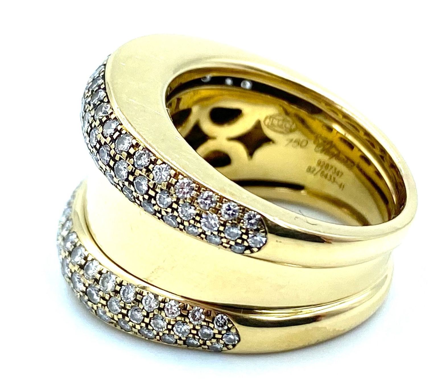 Chopard Anelli: Chopard. Bague La Strada or jaune et diamants – Usato da Renens VD venduto da Diademe.sarl 6