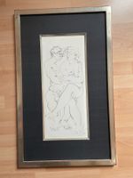 HANS ERNI "Sitzendes Liebespaar" 1987 Bleistift auf Papier