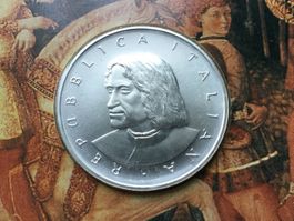 ITALIA ** 500 Lire Lorenzo il magnifico 1992 Silber