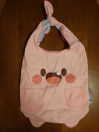 Cute Ngaew Pink Piggy Bag - Shopper Tote - Unique!