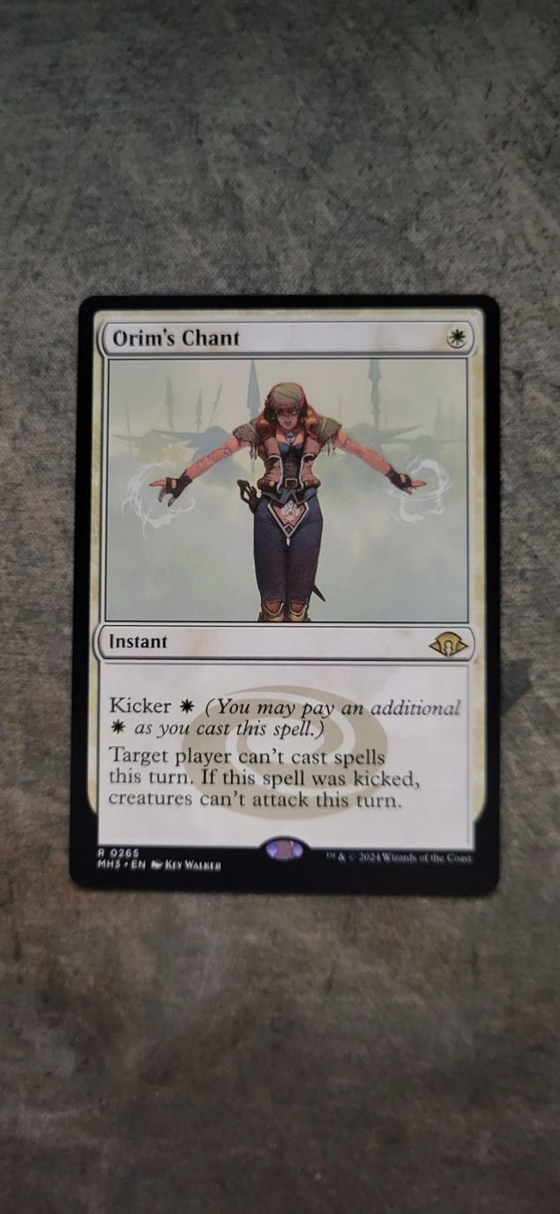 Magic The Gathering Carte collezionabili: Orim's Chant – Nuovo (secondo la descrizione) da Wilen b. Wollerau venduto da GarruksShop