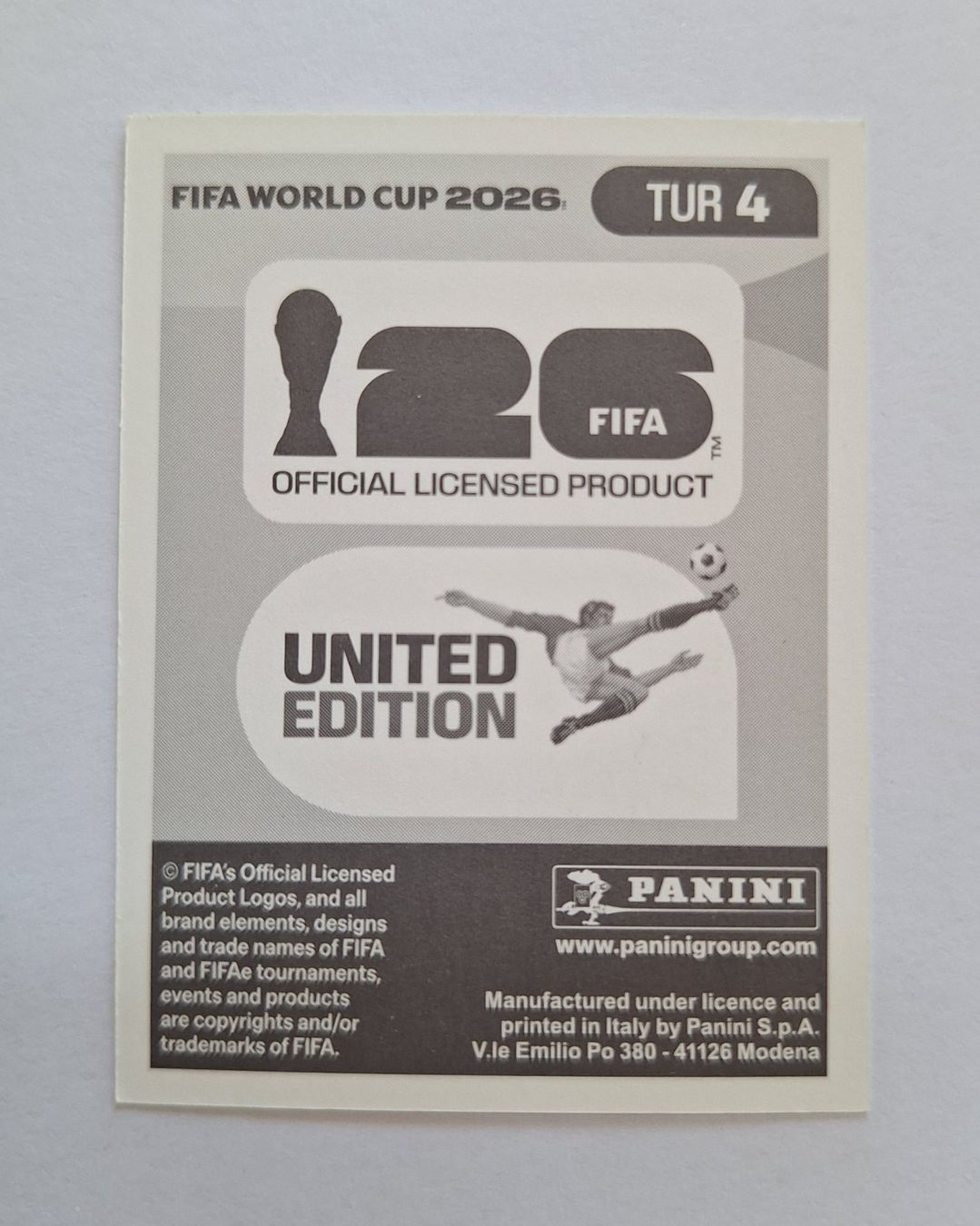 Panini Carte collezionabili: Panini Zeki Çelik TUR 4 – Nuovo (secondo la descrizione) da Romanens venduto da Crocette 1