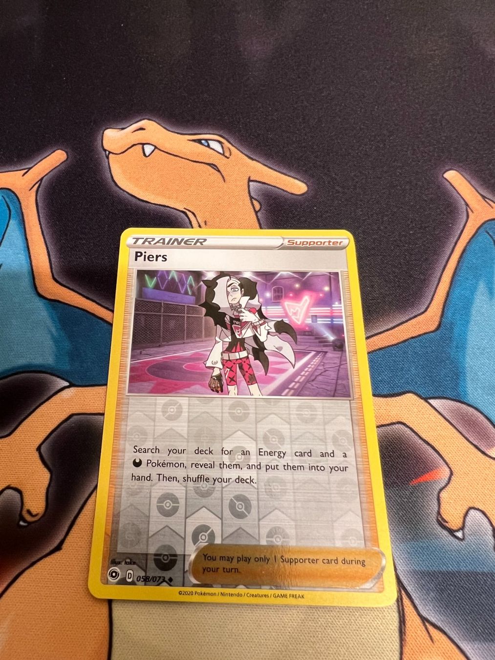 Pokémon Carte collezionabili: Piers (CPA 58) - Reverse Holo - Champion's Path – Nuovo (secondo la descrizione) da Bülach venduto da Pfrenzel