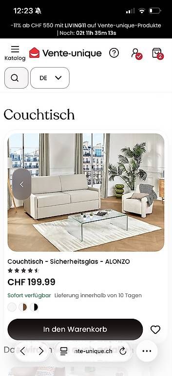 Tavoli: Couchtisch wie neu – Usato da Oberrohrdorf venduto da mrsxrdrgz 1