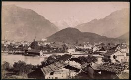 Fotografie Interlaken, Blick über die D