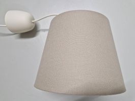 Beige Hängeleuchte inkl. Leuchtmittel