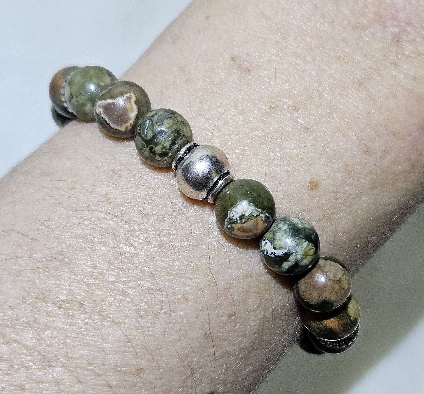 Bracciali & Braccialetti: Stein-Spacer Armk. - Spendenaktion – Nuovo (secondo la descrizione) da Unterkulm venduto da Nachtigall 1