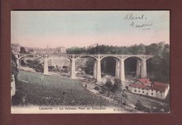 LAUSANNE - Pont Chauderon - Plaine du Flon - 1908