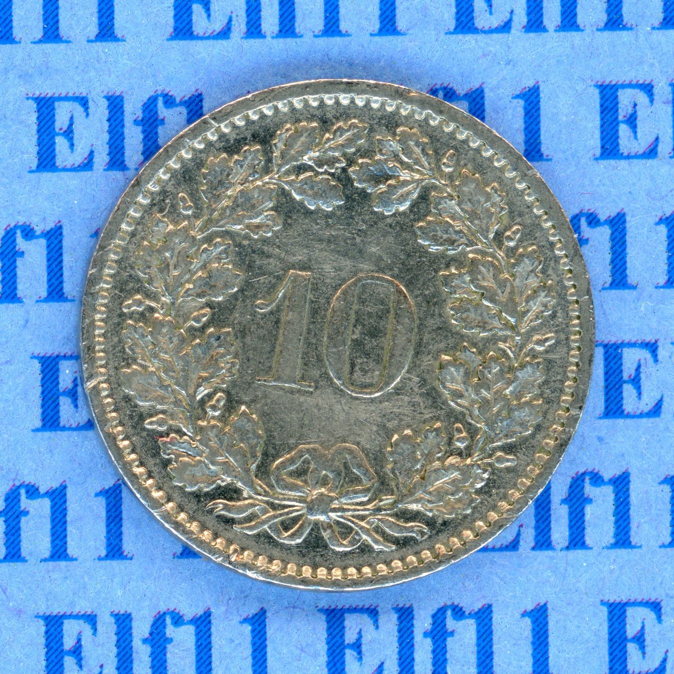 Tutti le monete: CHF___0.10 1972 -vz 10 Rappen – Usato da Widnau venduto da Elf11 1