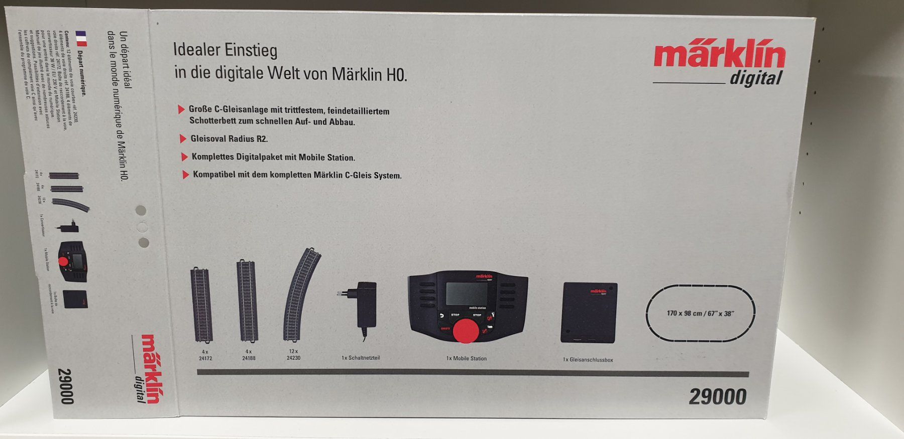Märklin Modellini di ferrovie: Märklin Digital Set  H0/AC 29000 – Usato da Geroldswil venduto da TopTrain54