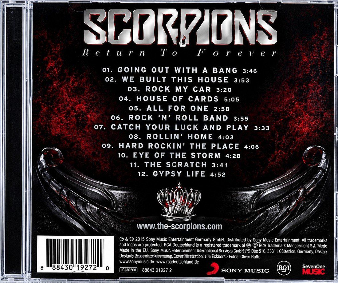 CD: CD Scorpions "Return To Forever", Nr. 459 – Nuovo e nell'imballaggio originale da Kottwil venduto da Crazyrolf 1